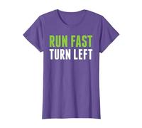 Run Fast Turn Left - Track and Field T-Shirt T-Shirt