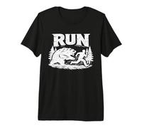 Run Funny Bear Chase Meme Survival Running Men Premium T-Shirt