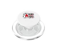 Run I Dare You Baseball Catcher Baseball Player Baseball PopSockets PopGrip for MagSafe