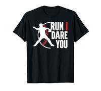 Run I Dare You Baseball Catcher Baseball Player Baseball T-Shirt