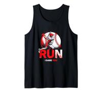 Run I Dare You Baseball Player Tank Top