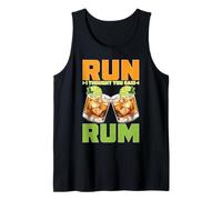 Run I Thought You Said Rum Drink Runner Marathon Tank Top