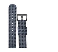 Run Ken 18mm 20mm 22mm 24mm Soft Canvas Watchband Compatible With Timex No. 5 Solar Nylon Strap Watch Double-layer Canvas Strap(Color 01 BK,22mm)