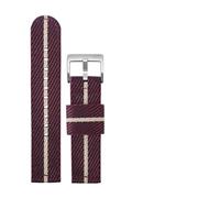 Run Ken 18mm 20mm 22mm 24mm Soft Canvas Watchband Compatible With Timex No. 5 Solar Nylon Strap Watch Double-layer Canvas Strap(Color 02 SK,20mm)