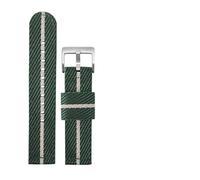 Run Ken 18mm 20mm 22mm 24mm Soft Canvas Watchband Compatible With Timex No. 5 Solar Nylon Strap Watch Double-layer Canvas Strap(Color 07 SK,18mm)