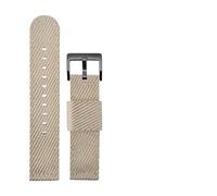 Run Ken 18mm 20mm 22mm 24mm Soft Canvas Watchband Compatible With Timex No. 5 Solar Nylon Strap Watch Double-layer Canvas Strap(Color 03 BK,18mm)