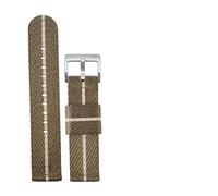 Run Ken 18mm 20mm 22mm 24mm Soft Canvas Watchband Compatible With Timex No. 5 Solar Nylon Strap Watch Double-layer Canvas Strap(Color 08 SK,20mm)