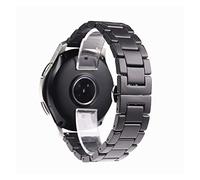 Run Ken 20mm 22mm 24mm Luxury Ceramic Band Compatible With Samsung Galaxy 3 Watch 46mm 42mm Gear S3 Strap Active 2 40 44mm Smart Watch Ceramic Strap(Matte Black,20mm)