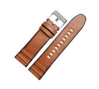 Run Ken 24mm 26mm Genuine Leather Bracelet Compatible With Diesel DZT2002 DZ7408 DZ4476 DZ4343 Watch Strap Brown Watchband Retro Wristwatches Band