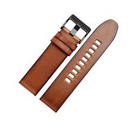 Run Ken 24mm 26mm Genuine Leather Bracelet Compatible With Diesel DZT2002 DZ7408 DZ4476 DZ4343 Watch Strap Brown Watchband Retro Wristwatches Band