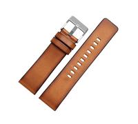 Run Ken 24mm 26mm Genuine Leather Bracelet Compatible With Diesel DZT2002 DZ7408 DZ4476 DZ4343 Watch Strap Brown Watchband Retro Wristwatches Band