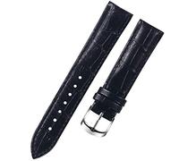 Run Ken 8 10 12 14 15 16 17 18 19 20 Mm Genuine Leather Watchband Watch Belt Strap Wristwatches Band Female Red White Black(Black,12mm)