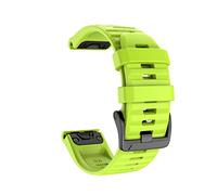 Run Ken Band Strap Compatible With Garmin Fenix 6 6X Pro Quick Compatible With 22mm 26mm Watchband Compatible With Fenix 5 5X Plus Quick Release Silicone Wrist Bands(Green,26mm for Fenix6X 5X)