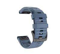 Run Ken Band Strap Compatible With Garmin Fenix 6 6X Pro Quick Compatible With 22mm 26mm Watchband Compatible With Fenix 5 5X Plus Quick Release Silicone Wrist Bands(Cyan blue,26mm for Fenix6X 5X)