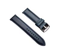 Run Ken Genuine Leather Band 18mm 20mm 22mm 24mm 26mm Vintage Cowhide Watch Strap Quick Release Bracelet Universal Smartwatch Wristband(Midnight Blue,26mm)