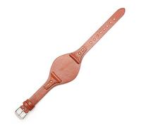 Run Ken Latest Charm Leather Bracelet 18mm Watchband Fashion Watch Strap Compatible With Fossil ES3616 ES3838 ES4114 Band With Mat Quick Release Bar(Brown,18mm Gold buckle)
