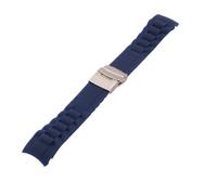 Run Ken New Waterproof 6 Colors Silicone Rubber Watch Wrist Watch Strap Band Replacement 22mm 20mm(Dark blue,20mm)