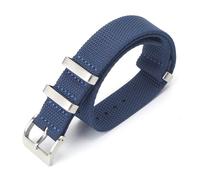 Run Ken Nylon Watch Strap 20mm 22mm Premium High Density Durable Fabric Braid Soft Band Thicken Sport Wristband Accessories(Blue,20mm)