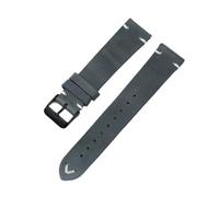 Run Ken Oil Wax Leather Watch Strap 18mm 19mm 20mm 22mm Vintage Black Blue Brown Available Handmade Watchband(Dark gray 2,20mm)