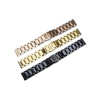 Run Ken Watch Band Stainless Steel Band Watch Strap Metal Wristband 14mm 16mm 18mm 19mm 20mm 21mm 22mm 23mm 24mm 26mm 28MM Size Width(Gold,24mm)
