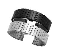 Run Ken Watch Band Stainless Steel Bracelet Strap Metal Wristband 12mm 14mm 16mm 17mm 18mm 19mm 20mm 21mm 22mm 23mm 24mm Size Width(Silver gold,12mm)