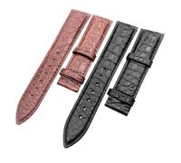 Run Ken Watchband 12mm 14mm 16mm 18mm 20mm 22mm 24mm Alligator Full-grain Crocodile Grain Genuine Leather Bands Zwart Brown Watch Strap