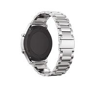 Run Ken Watchband Suitable Compatible with 3 Music 3 Lux Style HR Metal Anti Fall Durable Wrist Watch Straps(Silver,VivoMove Style)