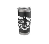 Run Kick Score Repeat Stainless Steel Insulated Tumbler