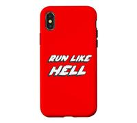 Run Like Hell | 70's 80's music 1970's 1980's Case for iPhone X/XS