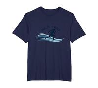 Run Like The Wind Cross Country Runner Motivational T-Shirt, Men's Big and Tall, Navy, 4X Tall
