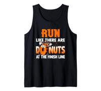 Run Like There are Donuts at The Finish Line Marathon Tank Top
