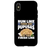 Run Like There Are Pupusas At The Finish Line El Salvador Case for iPhone X/XS