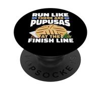 Run Like There Are Pupusas At The Finish Line El Salvador PopSockets Adhesive PopGrip