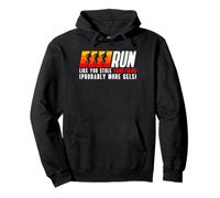 Run Like You Stole Something 13.1 Half Marathon Runner Pullover Hoodie