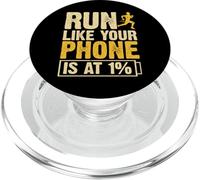 Run Like Your Phone Is At 1% PopSockets PopGrip for MagSafe