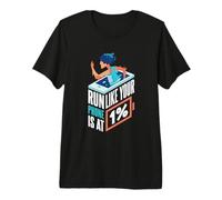 Run Like Your Phone is at 1% Runner Cross Country Running Premium T-Shirt