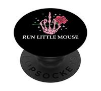 Run Little Mouse Merch Dark Romance Smutty Book Smutt Books PopSockets Adhesive PopGrip