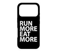 Run More Eat More Marathon Runner Endurance Pride Case for iPhone 17 Pro