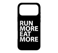 Run More Eat More Marathon Runner Endurance Pride Case for iPhone 17 Pro Max