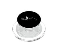 Run Mountain Line Art PopSockets PopGrip for MagSafe