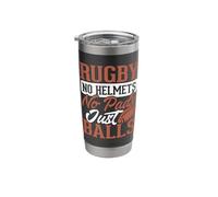 Run No Helmets No Pads Just Balls Stainless Steel Insulated Tumbler