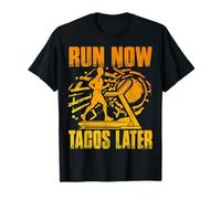 Run Now Tacos Later Treadmill T-Shirt