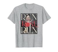 Run Rose Run Guitar Dolly Parton T-Shirt, Men, Heather Grey, Medium