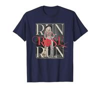 Run Rose Run Guitar Dolly Parton T-Shirt, Men, Navy Blue, Large
