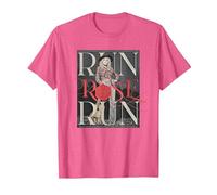 Run Rose Run Guitar Dolly Parton T-Shirt, Men, Pink Heather, X-Large