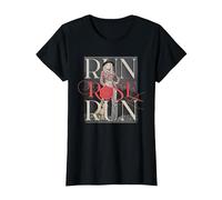 Run Rose Run Guitar Dolly Parton T-Shirt, Women, Black, Large