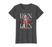 Run Rose Run Guitar Dolly Parton T-Shirt, Women, Dark Heather Grey, Medium