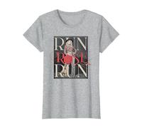 Run Rose Run Guitar Dolly Parton T-Shirt, Women, Heather Grey, X-Small