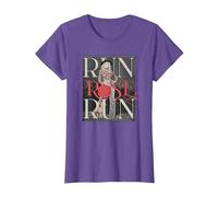 Run Rose Run Guitar Dolly Parton T-Shirt, Women, Purple Heather, Medium