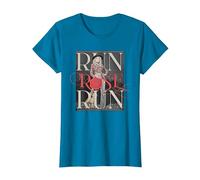 Run Rose Run Guitar Dolly Parton T-Shirt, Women, Sapphire Blue, Medium